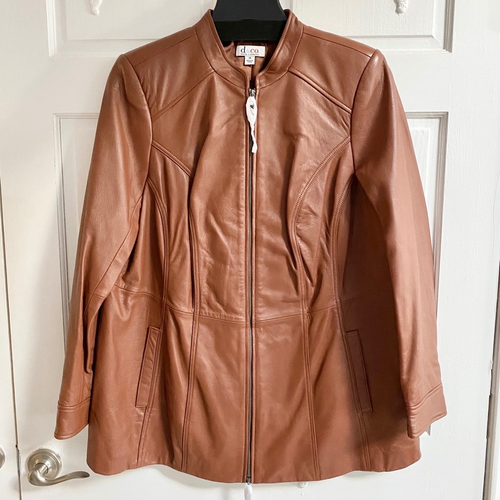 Denim & Co Leather Jacket
